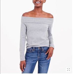 ✨NEW JCREW off the shoulder shirt - with TAGS!✨